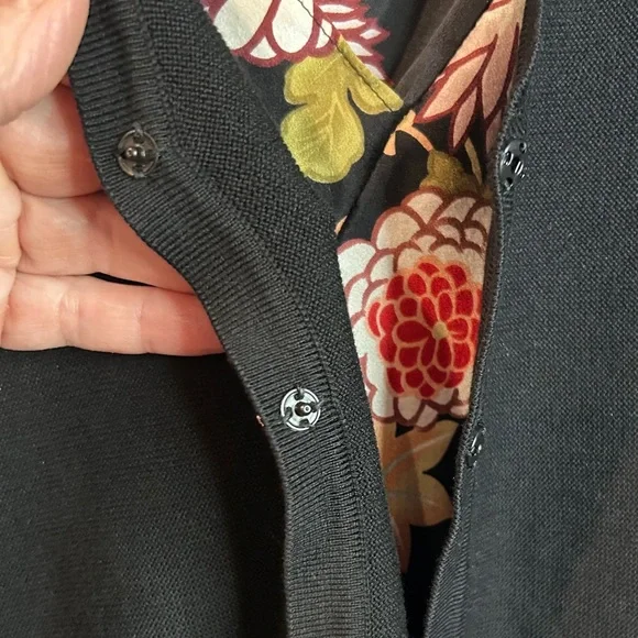 ba&sh Cropped Santana Knit Cardigan With Rhinestone Buttons - Picture 12 of 13